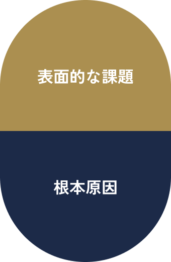 表面的な課題・根本的原因
